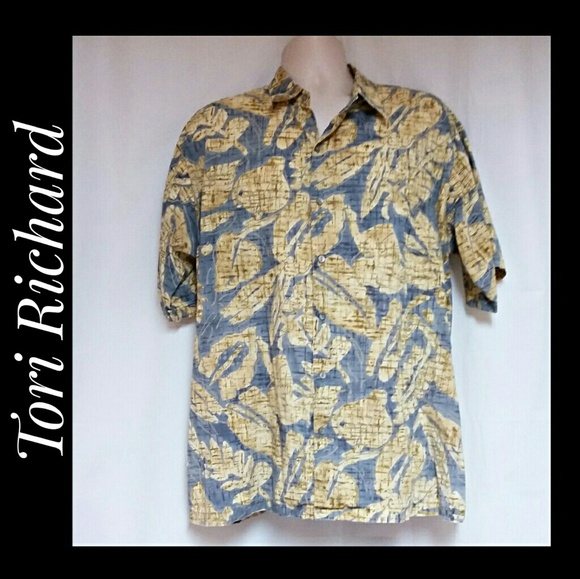 Tori Richard Other - Men's Vintage Tori Richard Hawaiian Shirt Yellow Tori Richard Other - Men's Vintage Tori Richard Hawaiian Shirt Yellow
